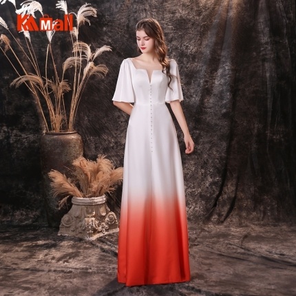 glamorous evening dress